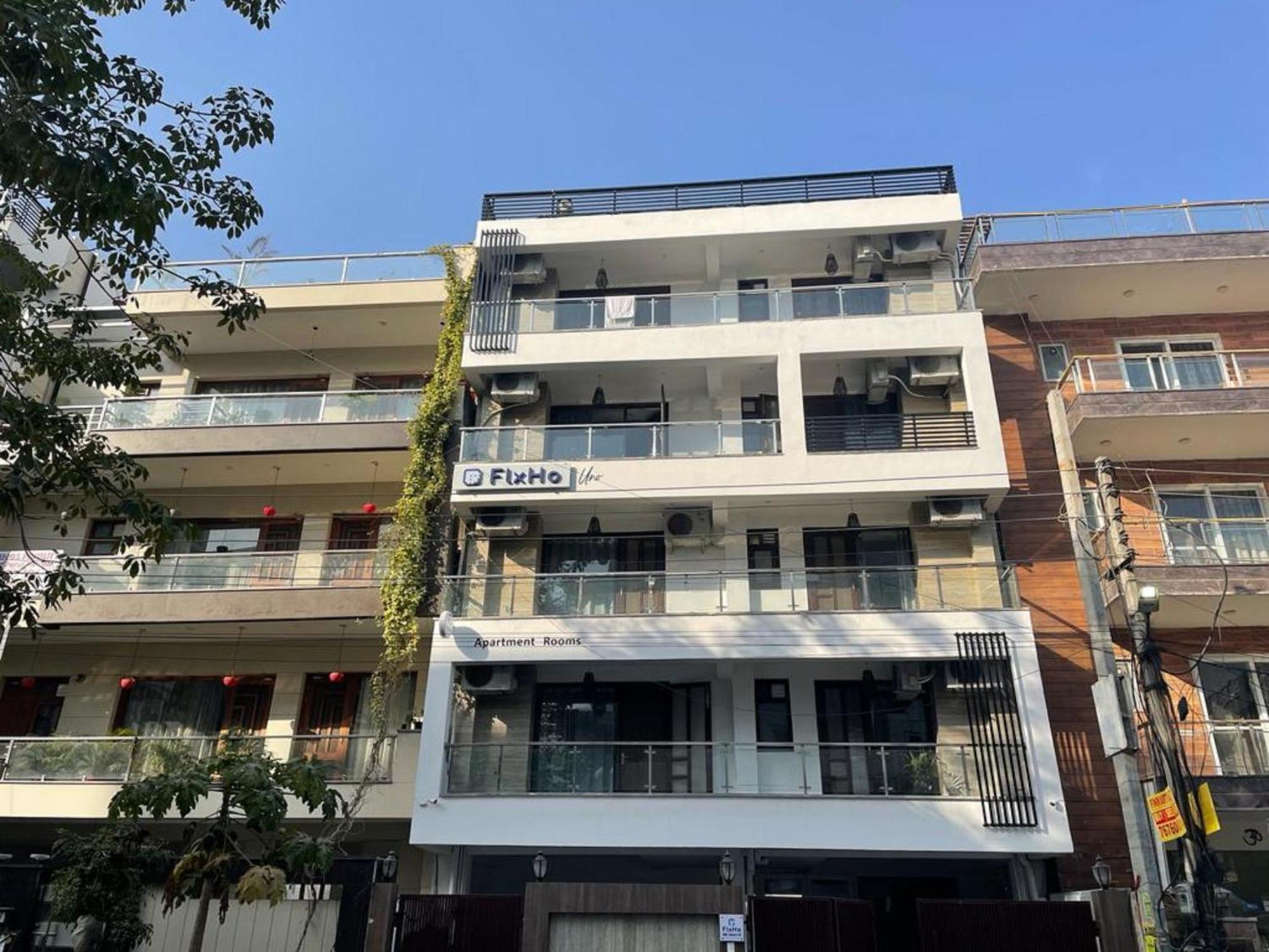 Flxho Uno - Serviced Apartment & Rooms - Golf Course Road Gurgaon Esterno foto